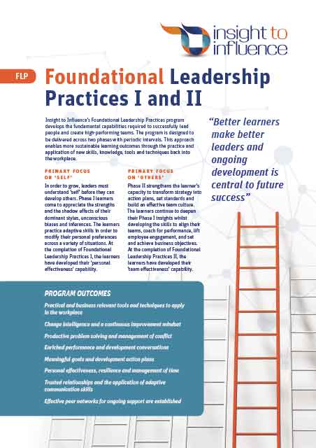 Foundational Leadership Practices